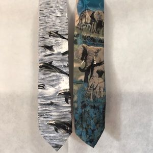 ❤️Vintage ties x2  E135